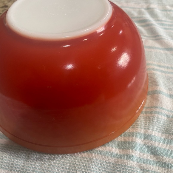 Vintage Orange Ceramic Bowl - Picture 3 of 8